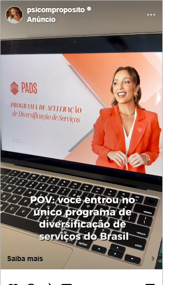 Reels POV o único programa de diversificação, PADS